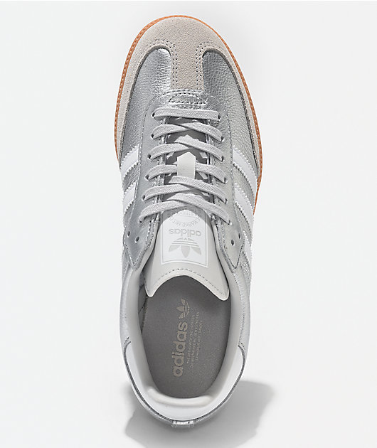 adidas Originals Samba OG Silver & White Shoes