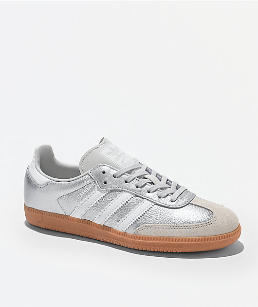 adidas Originals Samba OG Silver & White Shoes