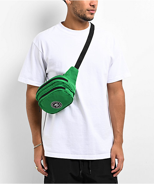 adidas Originals Sport 2.0 Green Black Fanny Pack Zumiez