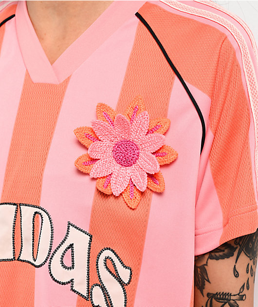 adidas★Summer Soccer Jersey トゥルーピンク/セミピンクグロー adidas Originals Summer Glow Jersey - Pink | Free Shipping
