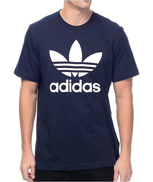 camiseta adidas originals azul