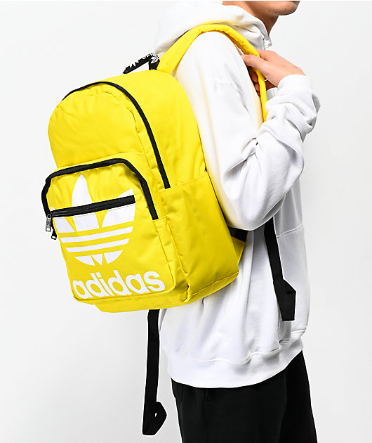 adidas yellow backpack