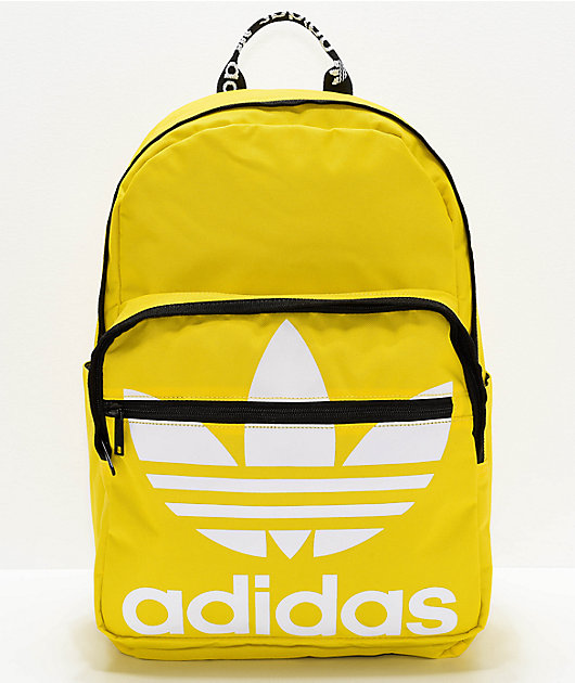 yellow adidas backpack