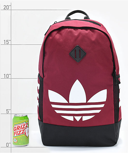 adidas trefoil backpack red