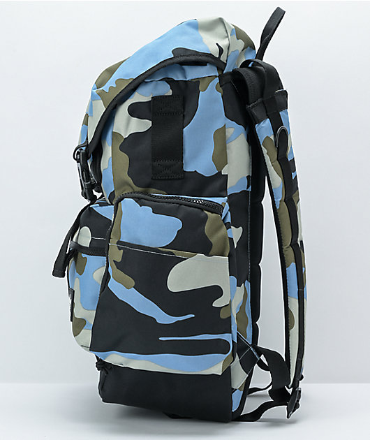 adidas Originals Utility 4.0 Blue, Black, & Grey Camo Backpack