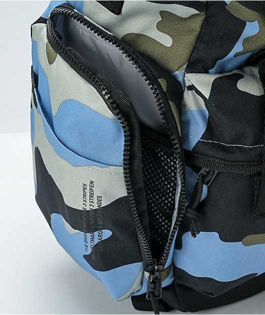 adidas Originals Utility 4.0 Blue, Black, & Grey Camo Backpack