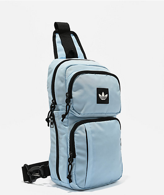adidas Originals Utility 4.0 Light Blue Crossbody Bag | Zumiez