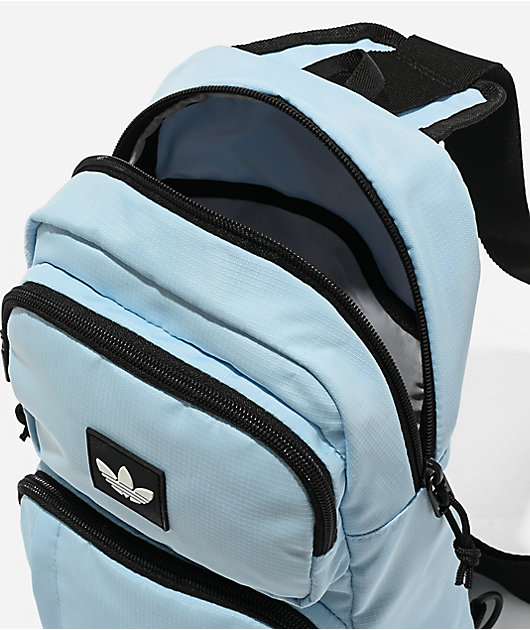 adidas Originals Utility 4.0 Light Blue Crossbody Bag | Zumiez