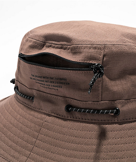 adidas Originals Utility Earth Strata Brown Boonie Hat Zumiez