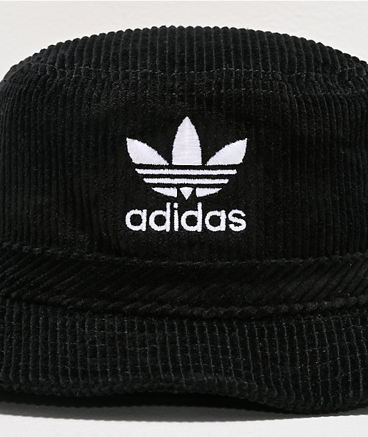 adidas Originals Widewale sombrero de cubo de pana negra