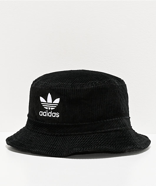 adidas Originals Widewale sombrero de cubo de pana negra