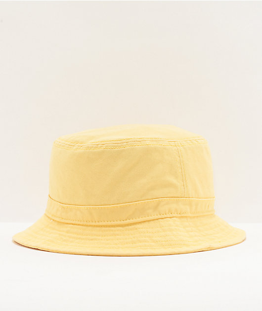 adidas Originals Yellow Washed Bucket Hat | Zumiez