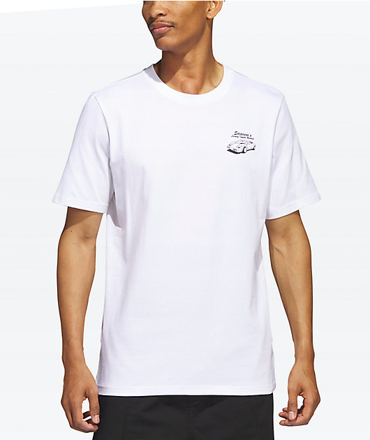 Adaptabilidad detergente Pedicab adidas Originals Zach's Business White T-Shirt
