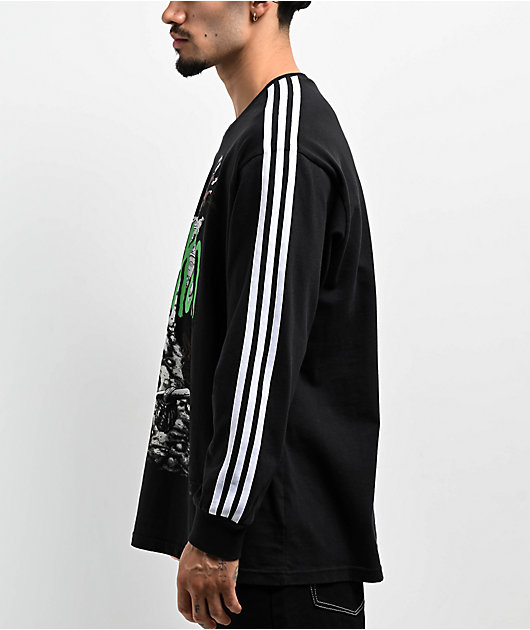 adidas Originals x Korn Black Long Sleeve T-Shirt | Zumiez