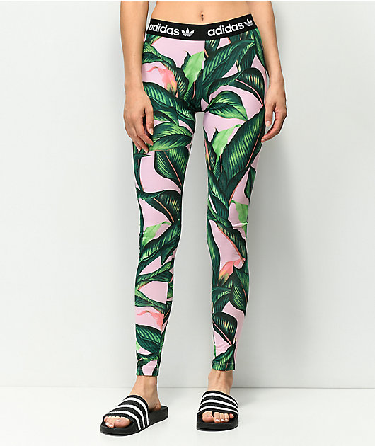 adidas tropical print leggings