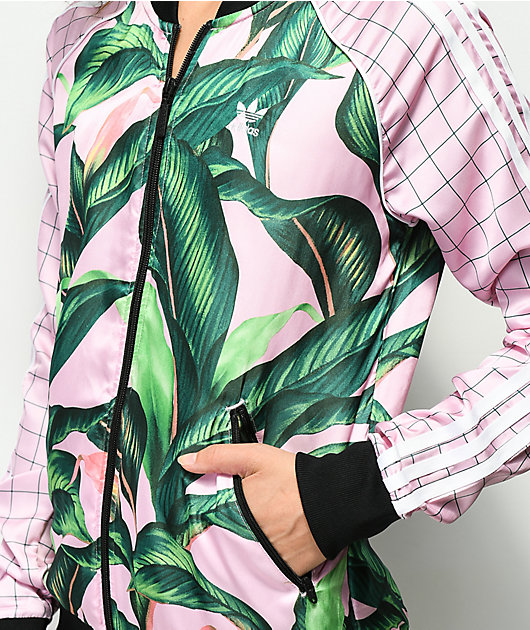 adidas Palm Leaf Pink \u0026 Green Track 