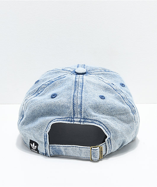 adidas Pin Pack Denim Strapback Hat | Zumiez