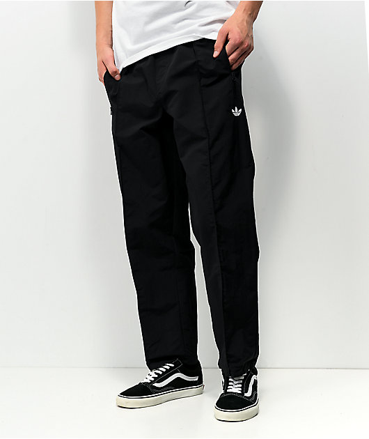 adidas Pintuck Black Track Pants | Zumiez