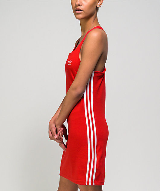 adidas Red Racerback Dress