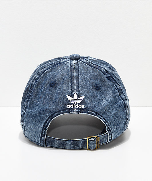 adidas relaxed denim baseball hat