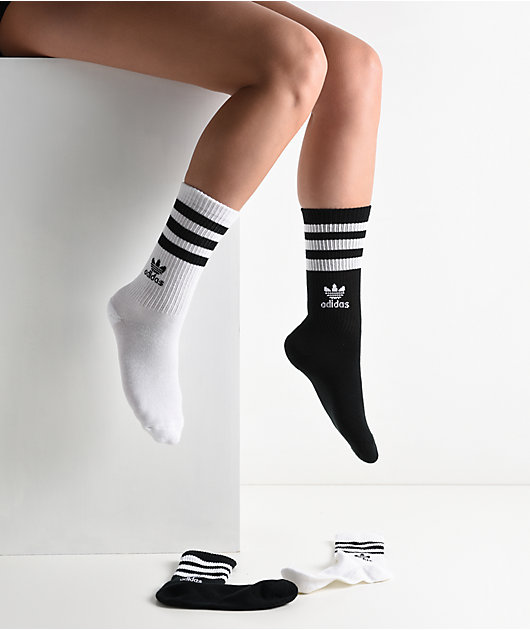 black adidas socks womens