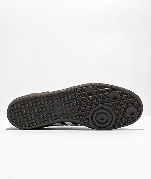 adidas Samba ADV Black, White & Gum Skate Shoes