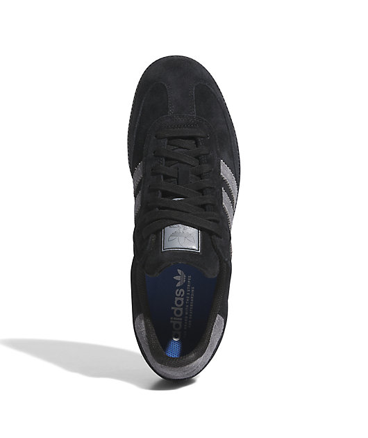 adidas Samba ADV Core Black Grey Four Gold Skate Shoes