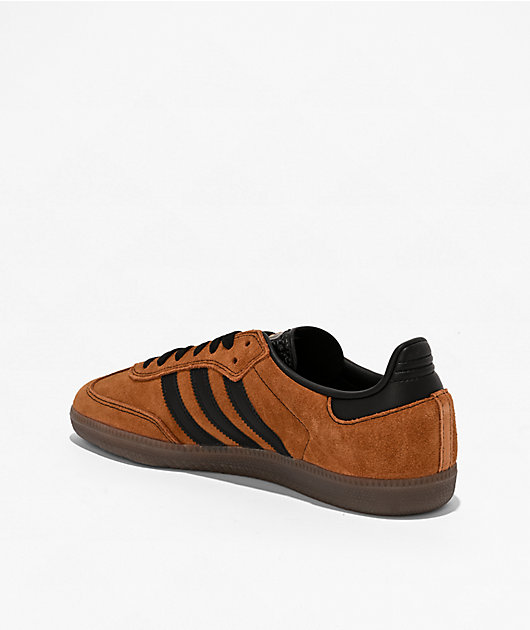 adidas tobacco samba adidas Samba ADV Dusky Bronze, Core Black, & Gum Skate Shoes