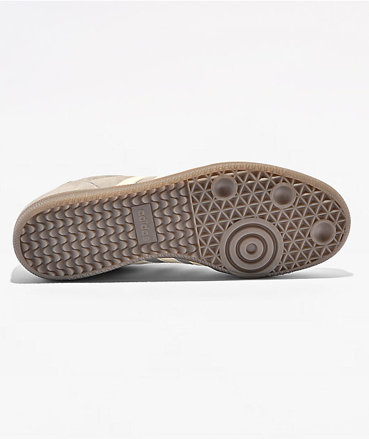 adidas Samba ADV Grey & White Skate Shoes