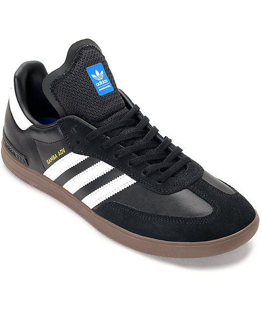 adidas Samba ADV zapatos en blanco, negro y goma | Zumiez