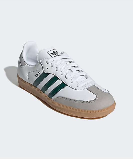 ☆コヤギさま専用☆　adidas Samba ホワイト/グリーン スニーカー adidas Samba OG Cloud White & Green Shoes | Zumiez