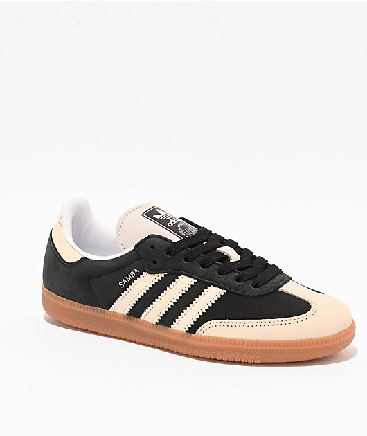adidas Samba OG Core Black & Wonder White Shoes | Zumiez