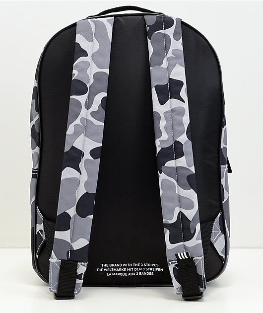 adidas Santiago Black & Grey Camo Backpack | Zumiez
