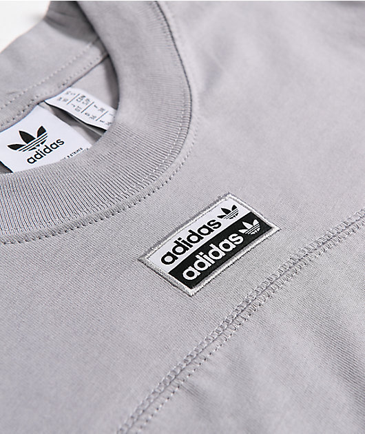 adidas Script Grey T-Shirt