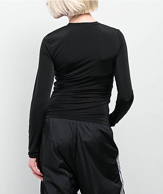 adidas Sheer Black Long Sleeve T-Shirt