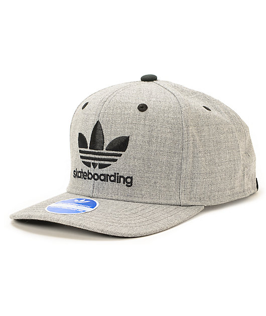 adidas Skate Grey Snapback Hat | Zumiez