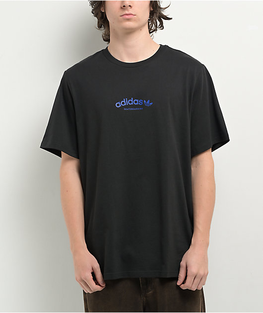 Adidas skateboarding t shirt black on sale