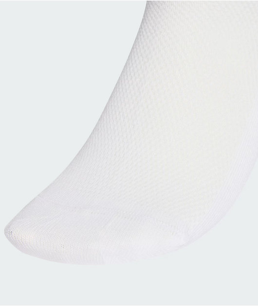 adidas Sparkly Trefoil White Crew Socks