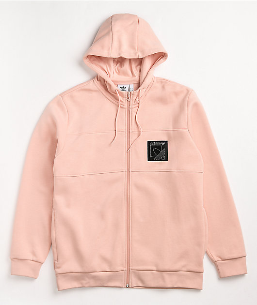 light pink hoodie adidas