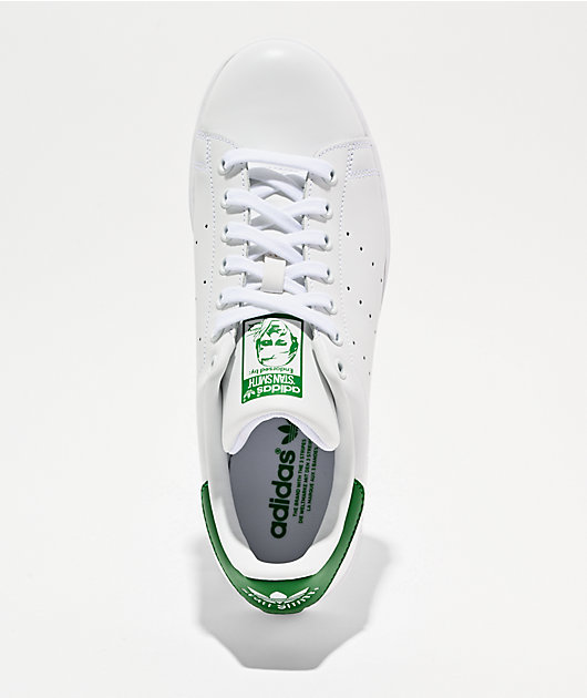 adidas Stan Smith White & Green Shoes