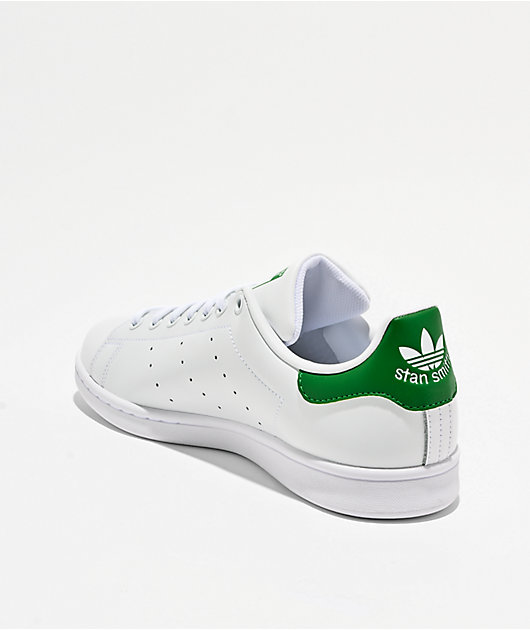 adidas Stan Smith White & Green Shoes