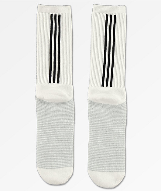adidas Statement White Crew Socks | Zumiez