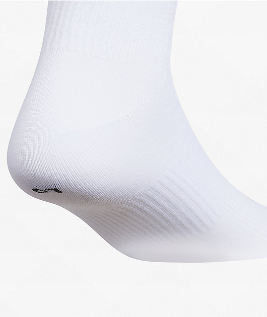 adidas Superlite 6 Pack White Crew Socks