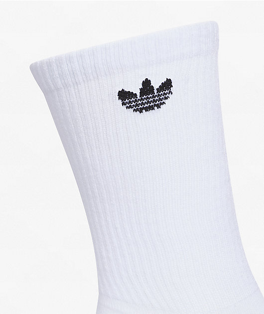 adidas Superlite 6 Pack White Crew Socks