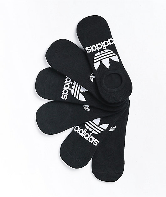 adidas Superlite Black 6 Pack Super No Show Socks