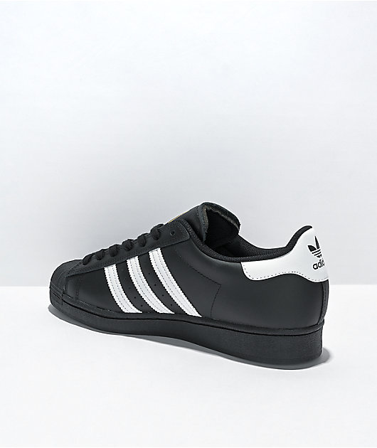 Adidas Originals Women's Superstar Shoes, Size 6.5, Black/White