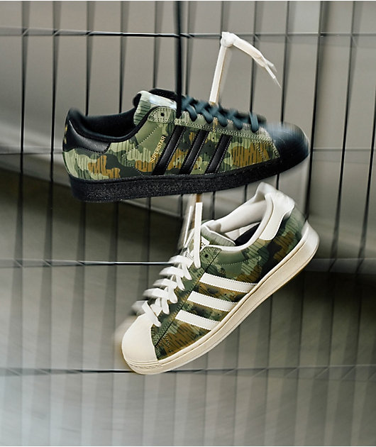 adidas Superstar ADV Camo & Black Skate Shoes