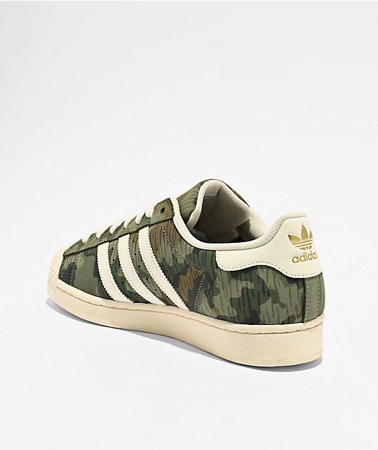 adidas Superstar ADV Camo & White Skate Shoes
