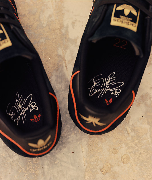 adidas Superstar ADV Felipe Core Black & Better Scarlet Skate Shoes | Zumiez