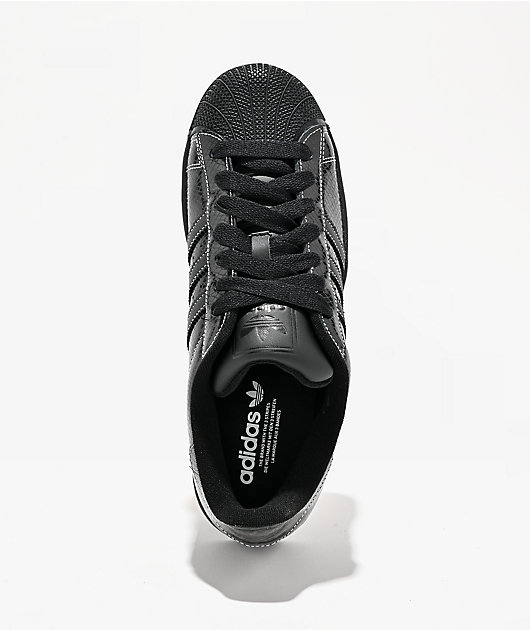 adidas Superstar II Snake Print Core Black & Cloud White Shoes